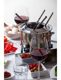 Stöckli - Fondue Plates 'Noir' (Set of 6 Plates)
