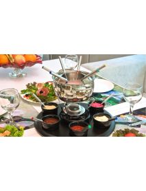 Stöckli - Meat & Fish Fondue Set 'Säntis'
