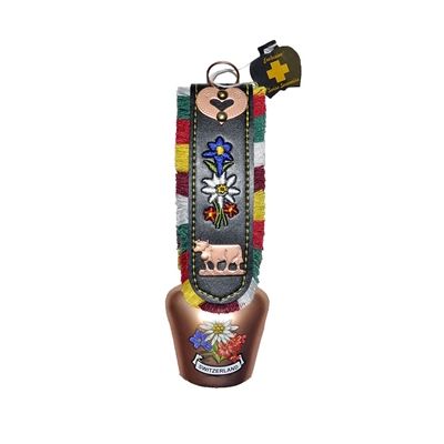 Swiss Cow Bell 'Alpine Flowers' Rose (17 cm)