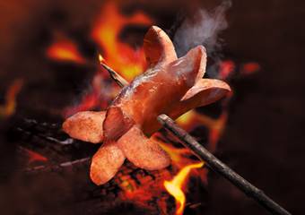 Let's raise the steaks or as we Swiss do... the Cervelats