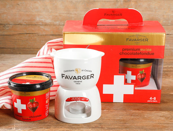 Chocolate Fondue - Favarger Chocolate Fondue Set