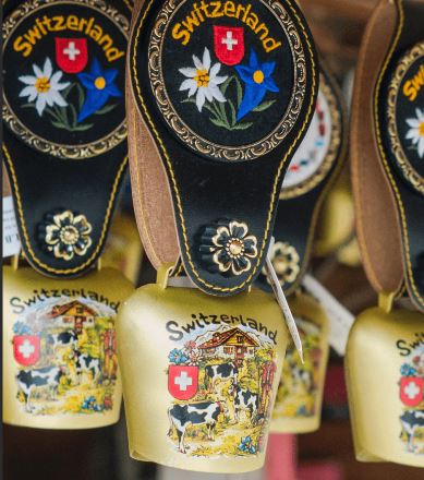 Swiss Souvenirs at Swiss House Shop
